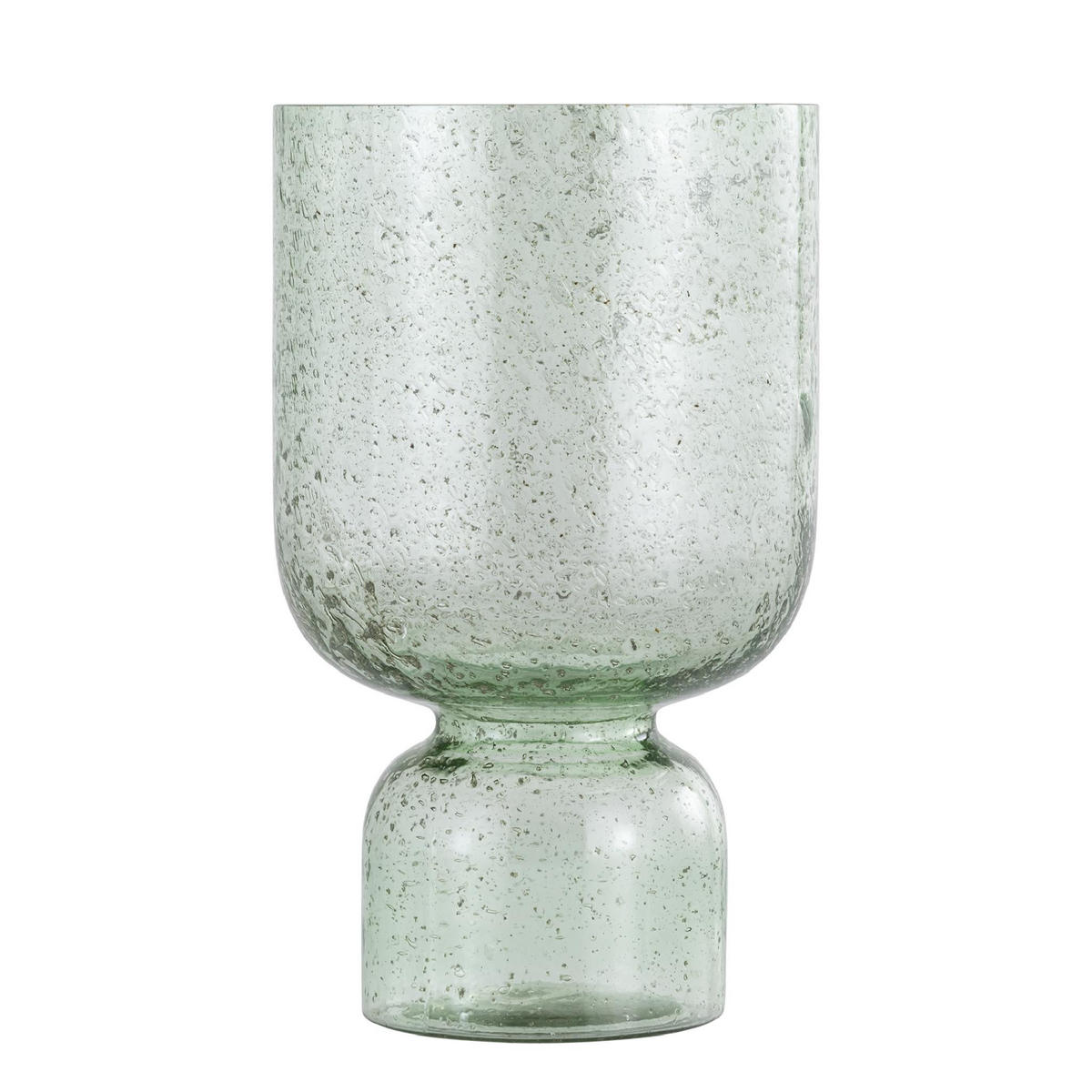 WINDLICHT Laurynn Grün 18/18/30cm - Grün, Glas (18/30/18cm) - PTMD Collection