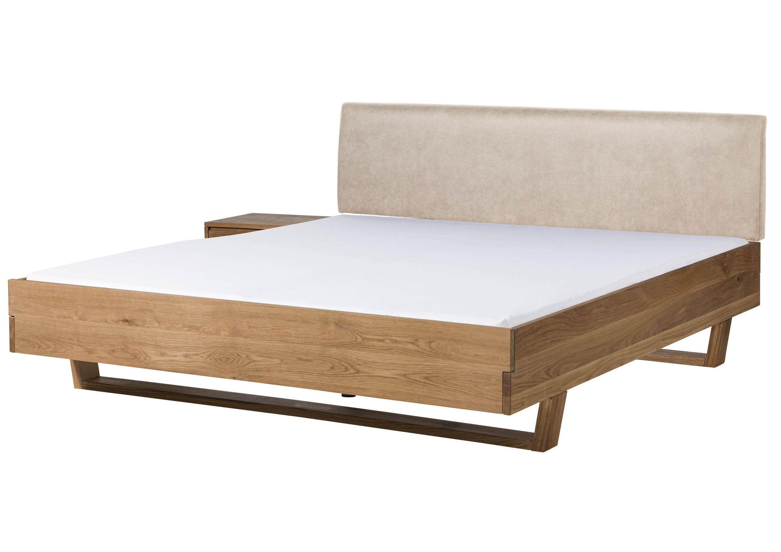 Massivmoebel24 Bett Natur, Beige 160x200 cm