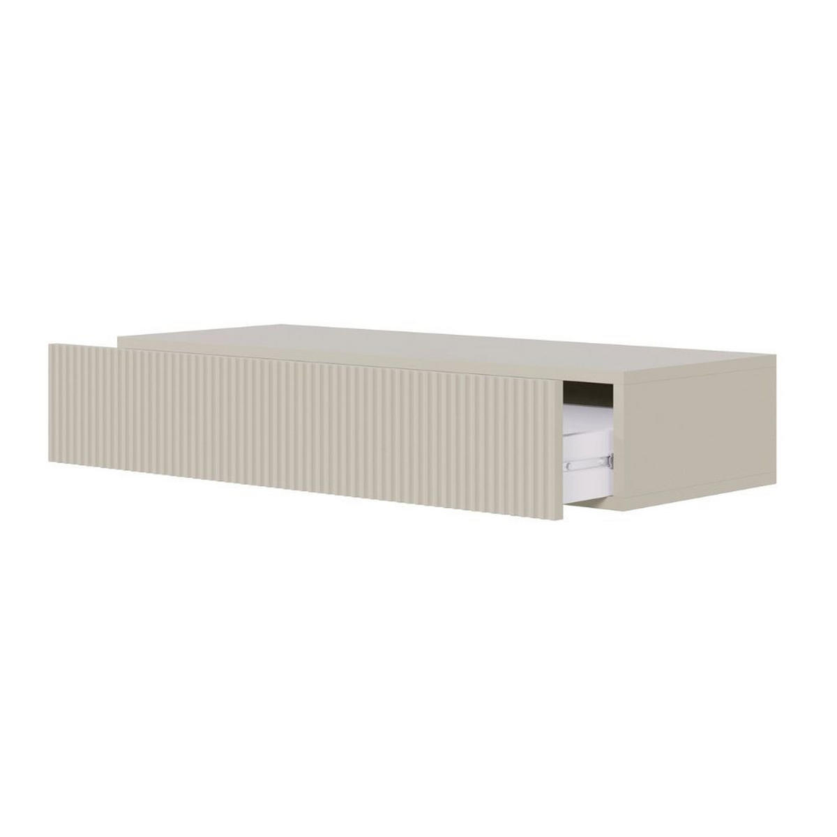 KONSOLENTISCH Veldio Graubeige 90 cm - Greige, Holzwerkstoff (35.6/90/17cm) - Selsey