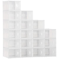 SCHUHREGAL Transparent 1Stück - Transparent, Kunststoff (35/19/25cm) - GiPP