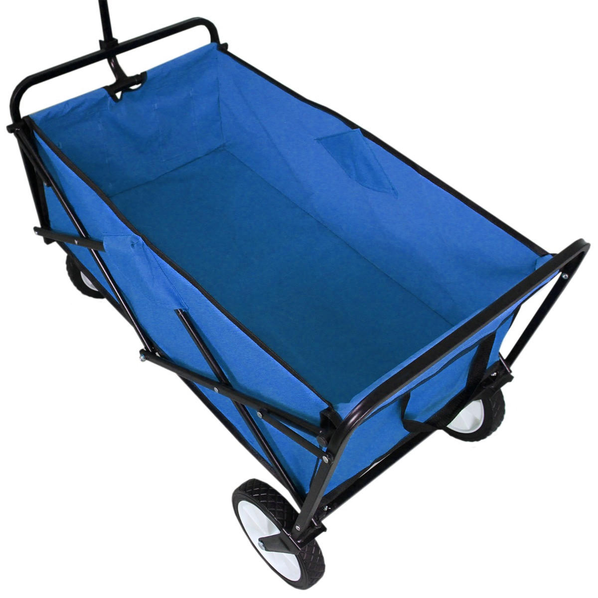 GARTENWAGEN Faltbar Blau - Blau, Metall (53/113/98cm) - Monstershop