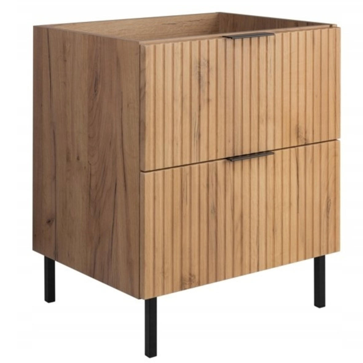 WASCHBECKUNTERSCHRANK FLOW Eiche Craft 60/57/46 cm - Eichefarben, Holzwerkstoff (60/57/46cm) - Rodan