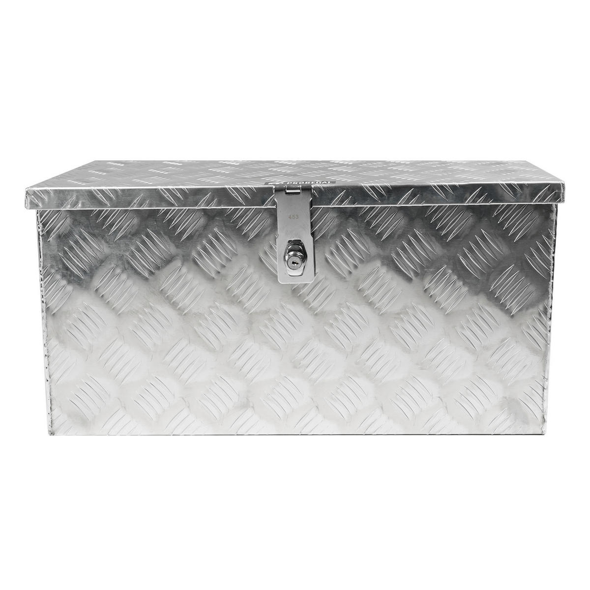 DEICHSELBOX Titan Anhängerbox 25x68x30cm Aluminium - Silberfarben, Metall (68/25/30cm) - PROREGAL