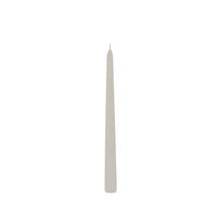 SPITZKERZEN Zinn Grau 300 x Ø 25 mm, 12 Stück - Hellgrau, Paraffin (2.5/30/30cm) - Wiedemann Kerzen
