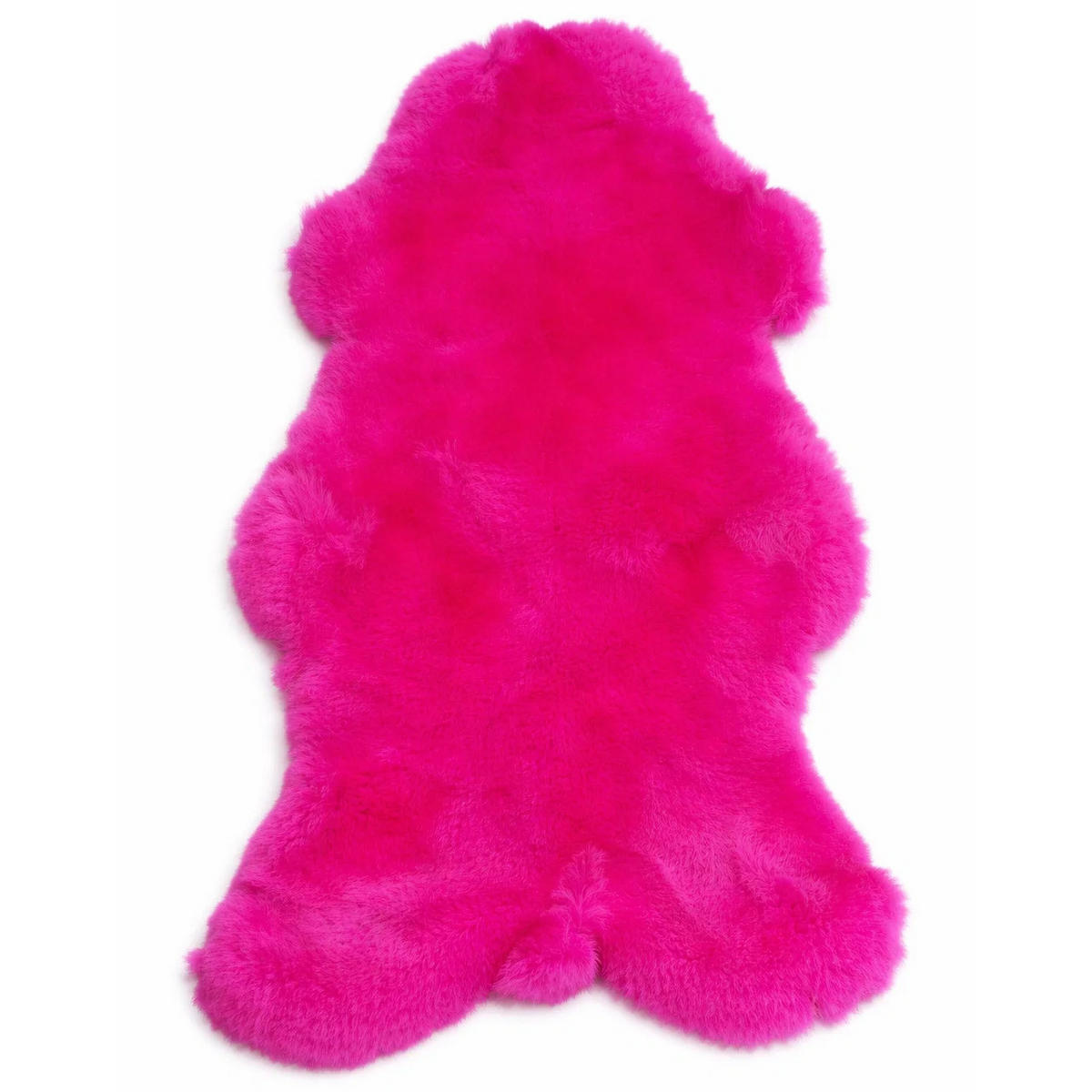 SCHAFFELL Premium Merino Lammfell Pink geschoren ca. 105 cm - Pink, Fell (55/105cm) - Provellus