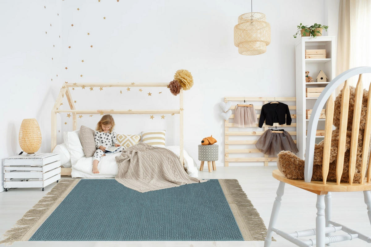 TEPPICH aus Naturmaterial grün - Grün, Naturmaterialien (160/230cm) - AFK Living