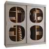 SCHWEBETÜRENSCHRANK 200/200/62 2-türig - Kaschmir, Holz (200/200/62cm) - Abiks Möbel