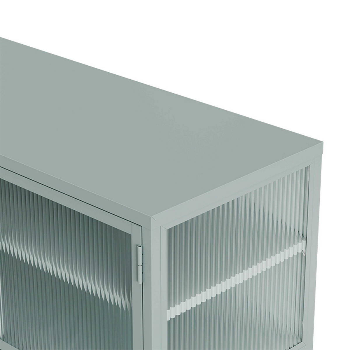 SIDEBOARD, Grün - Grün, Metall (40/66/120cm) - Oviala