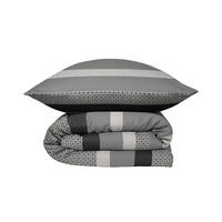 BETTWÄSCHESET Dion - Renforcé - 2-teilig - 155x220 cm - Grau - Grau, Textil (155/220cm) - SCHIESSER
