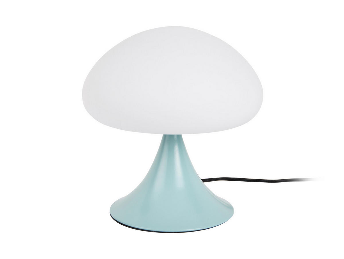 TISCHLAMPE Hongo 20/20/21 cm - Blau, Glas (20/20/21cm) - Leitmotiv