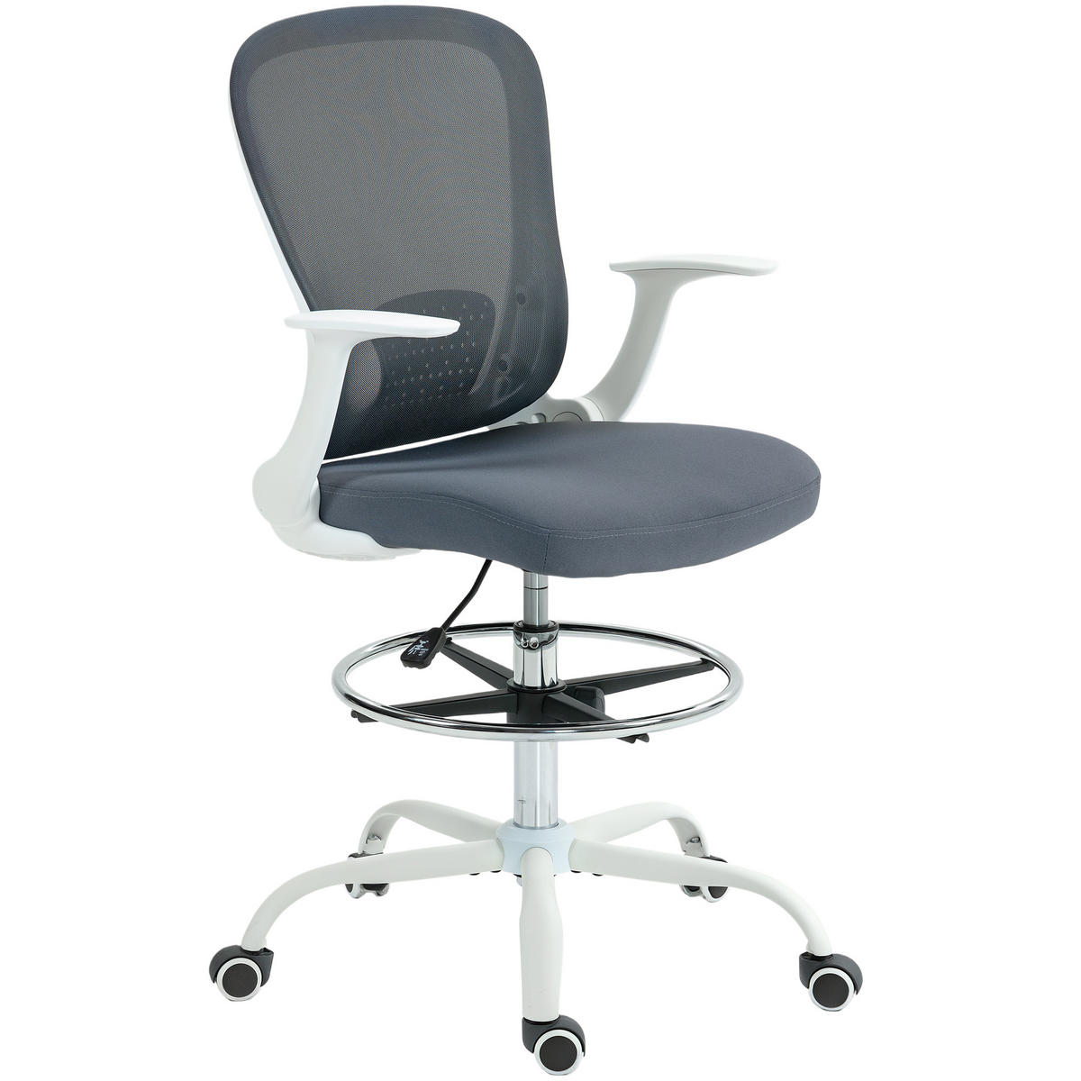 DREHSTUHL DE-11789 59x62x99-119 cm Grau - Grau, Metall (59/119/62cm) - ComfortXL