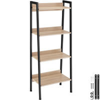 LEITERREGAL Chatham,inklusive Kippschutz, 57,5 x 34 x 138 cm,Industrial Holz hell, Eiche Sonoma - Naturfarben, Holzwerkstoff (34/138/57.5cm) - tectake