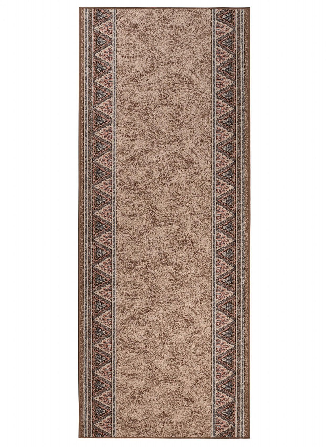 TEPPICHLÄUFER Anti-Rutsch Braun rutschfest Gummiunterlage 67/300 cm - Braun, Textil (67/300cm) - Tapiso