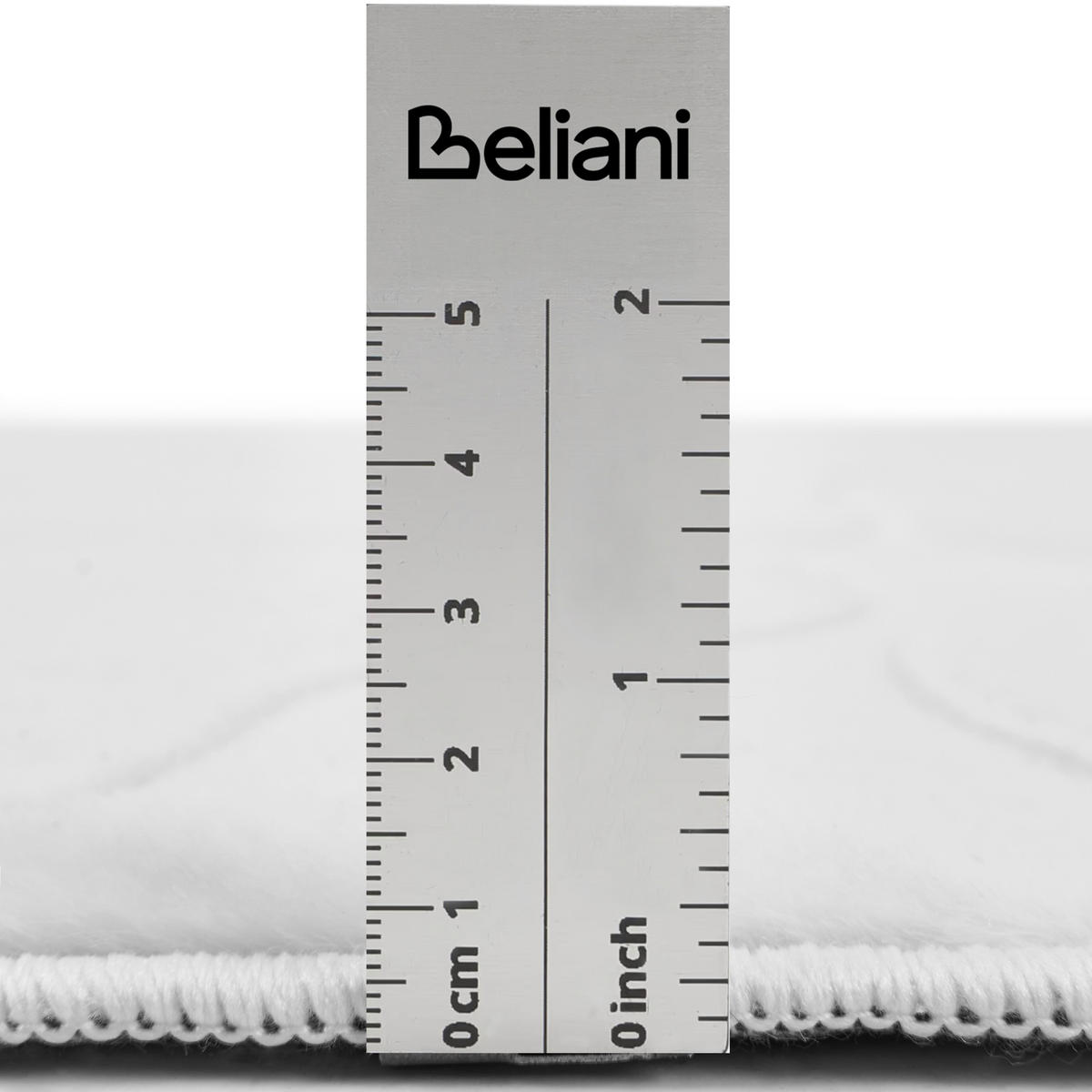 TEPPICH Hellgrau 160/160 cm Hood - Hellgrau/Grau, Textil (160/160cm) - Beliani