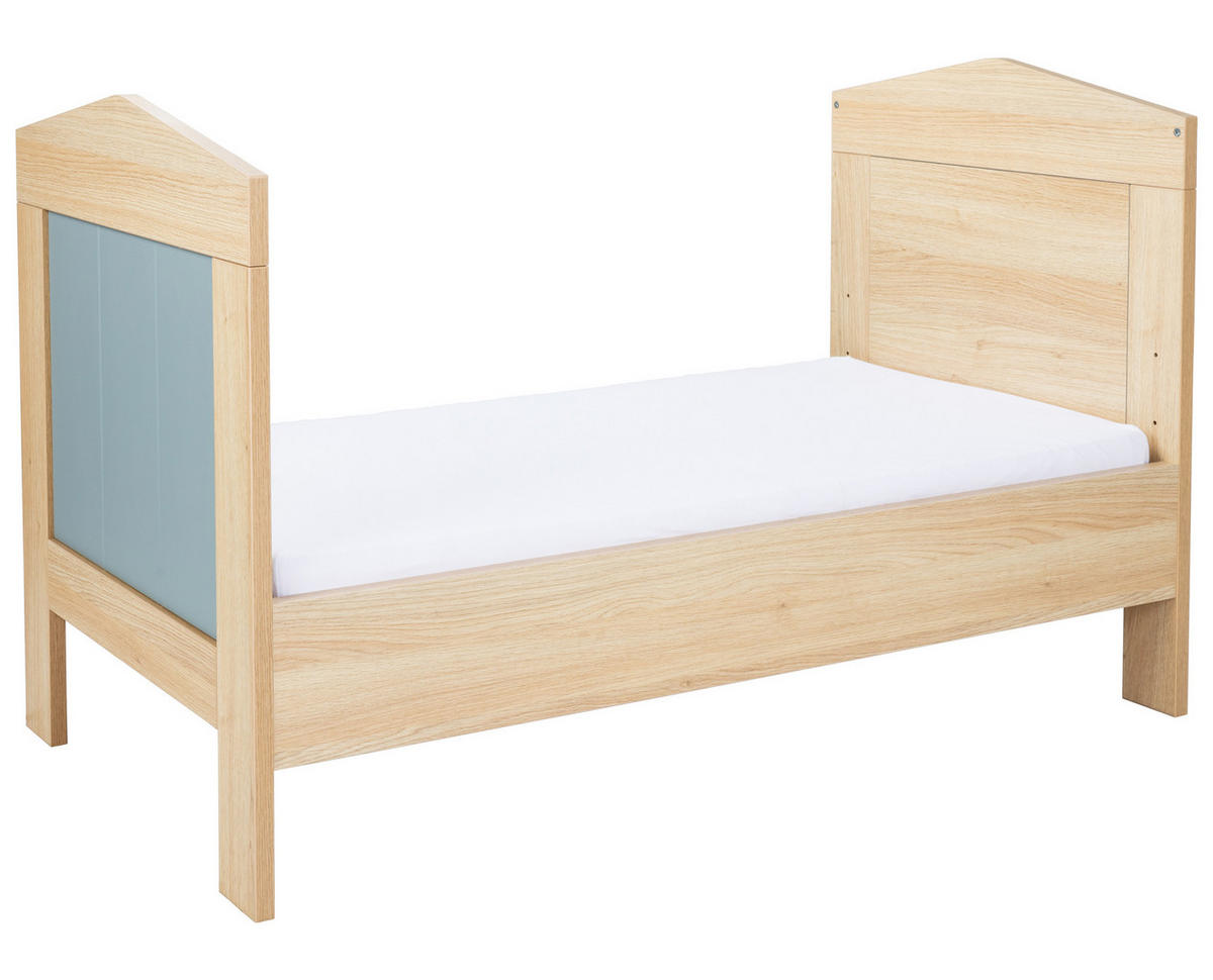 BABYZIMMER Mega-Set Roofy 6-tlg. 2-türig - Salbeigrün/Eichefarben, Leder/Holz (1/1/1cm) - arthur berndt