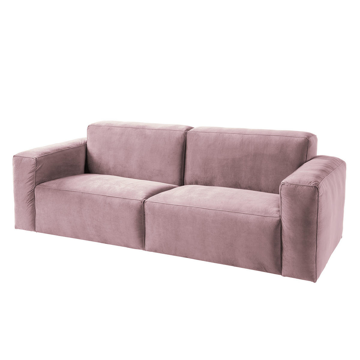 3-SITZER SOFA - Mauve, Textil (240/75/96cm) - home24