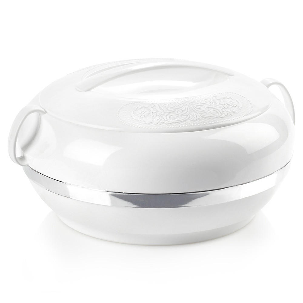 LUNCHTHERMOSKANNE Deluxe 3,5 l - Weiß, Kunststoff (30/15/30cm) - Orion 