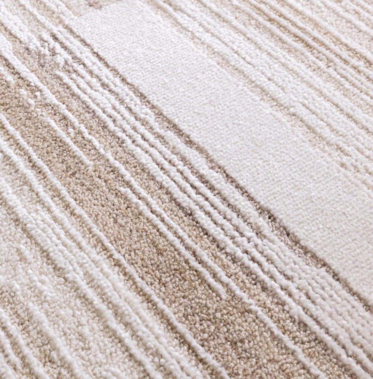 TEPPICH modern Flachgewebe PISO Beige 200 x 300 cm - Beige, Textil (200/300cm) - Novatrend