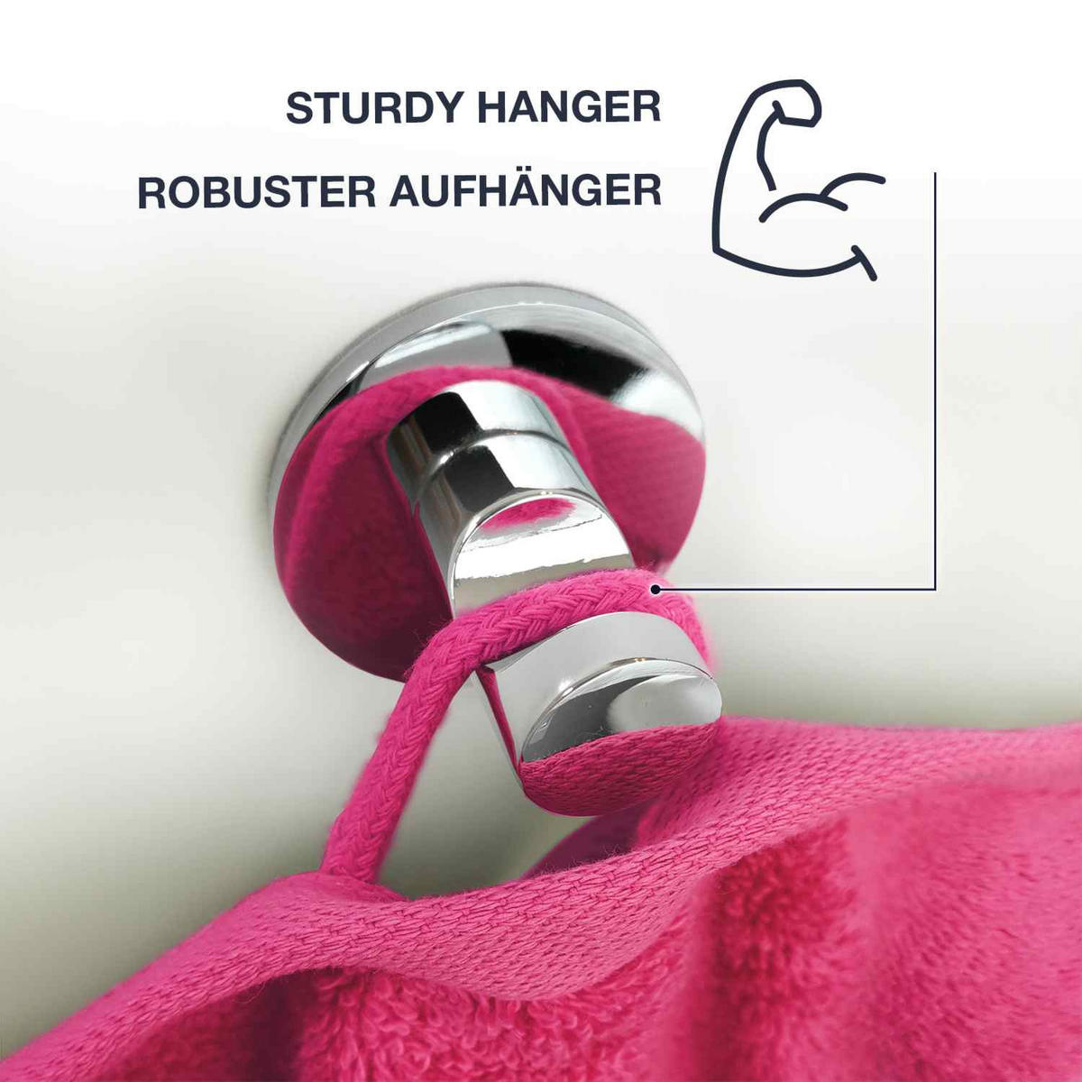 HANDTUCH JASMINA - Pink, Textil (50/100cm) - WohnDirect
