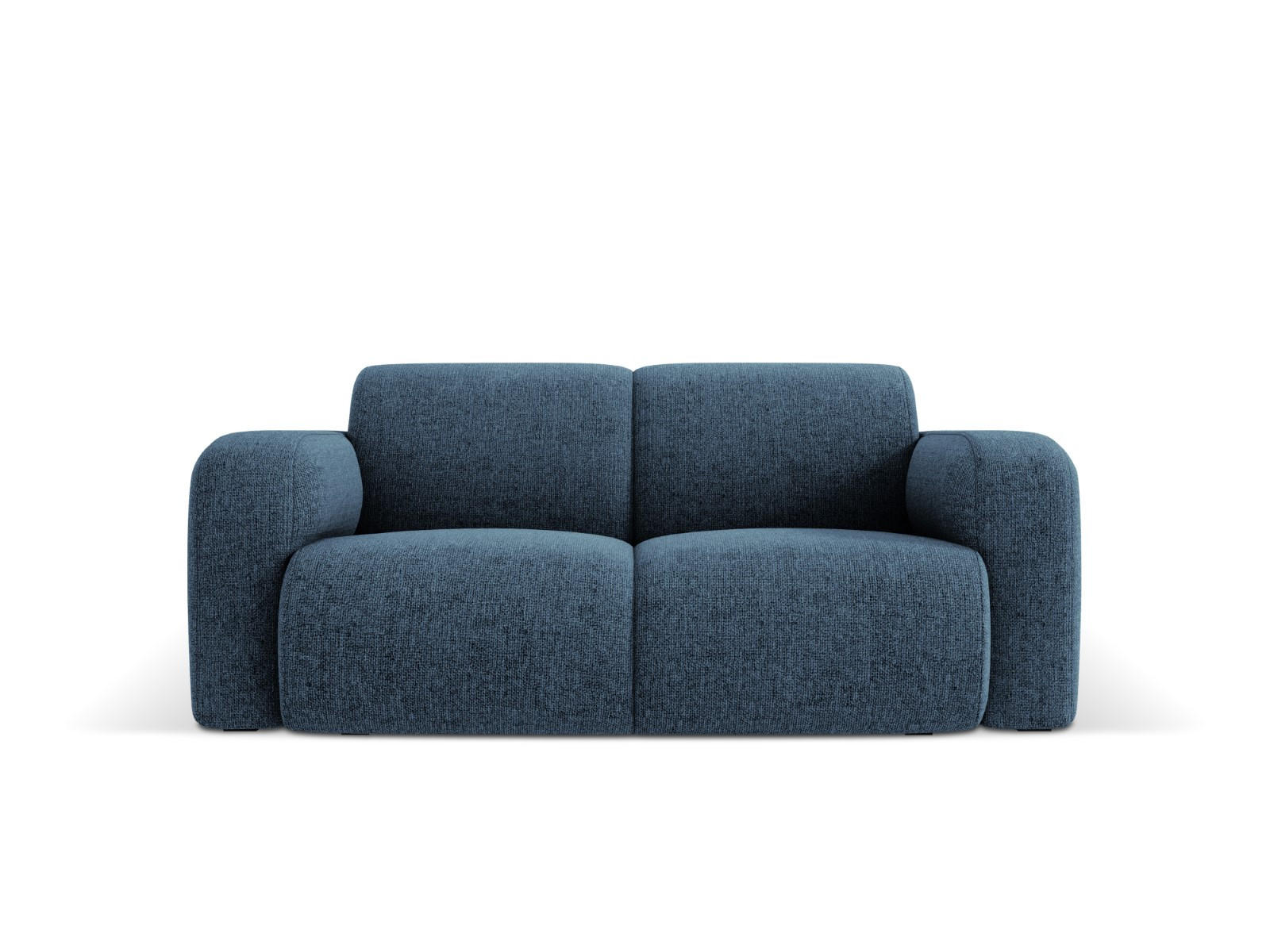 SOFA Molino aus Chenille-Stoff königsblau 2 Sitzplätze - Blau, Textil (95/72/170cm) - Micadoni
