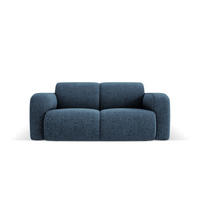 SOFA Molino aus Chenille-Stoff königsblau 2 Sitzplätze - Blau, Textil (95/72/170cm) - Micadoni