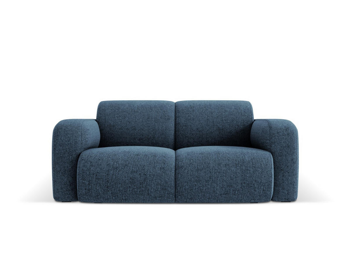 SOFA Molino aus Chenille-Stoff königsblau 2 Sitzplätze - Blau, Textil (95/72/170cm) - Micadoni