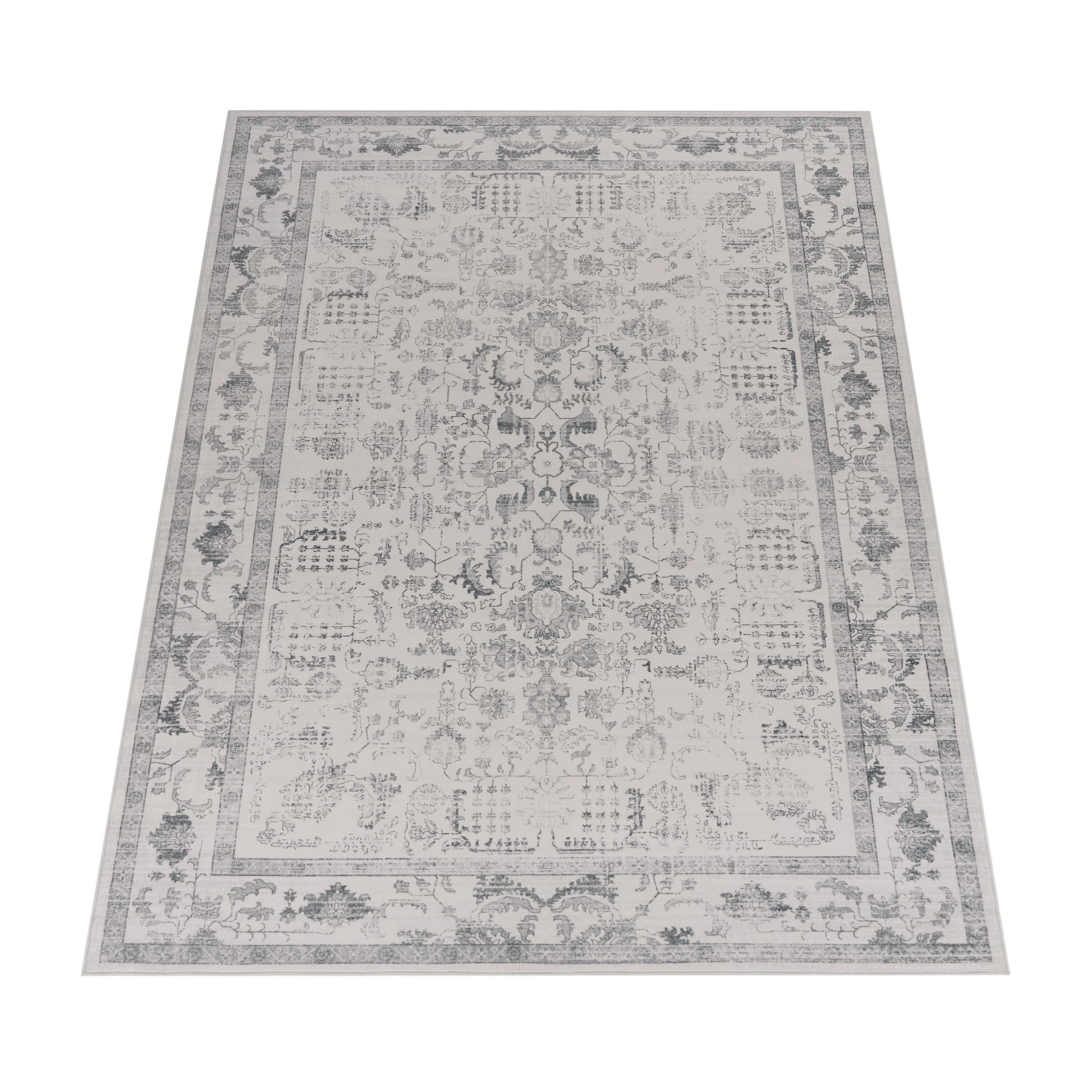 KURZFLORTEPPICH 240/340 cm Semer 427 - Silberfarben, Textil (240/340cm) - Paco Home