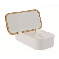 KOSMETIK-ORGANIZER Basic Weiß 26/13/7 cm Kunstoff - Weiß, Kunststoff (13/7/26cm) - Mondex