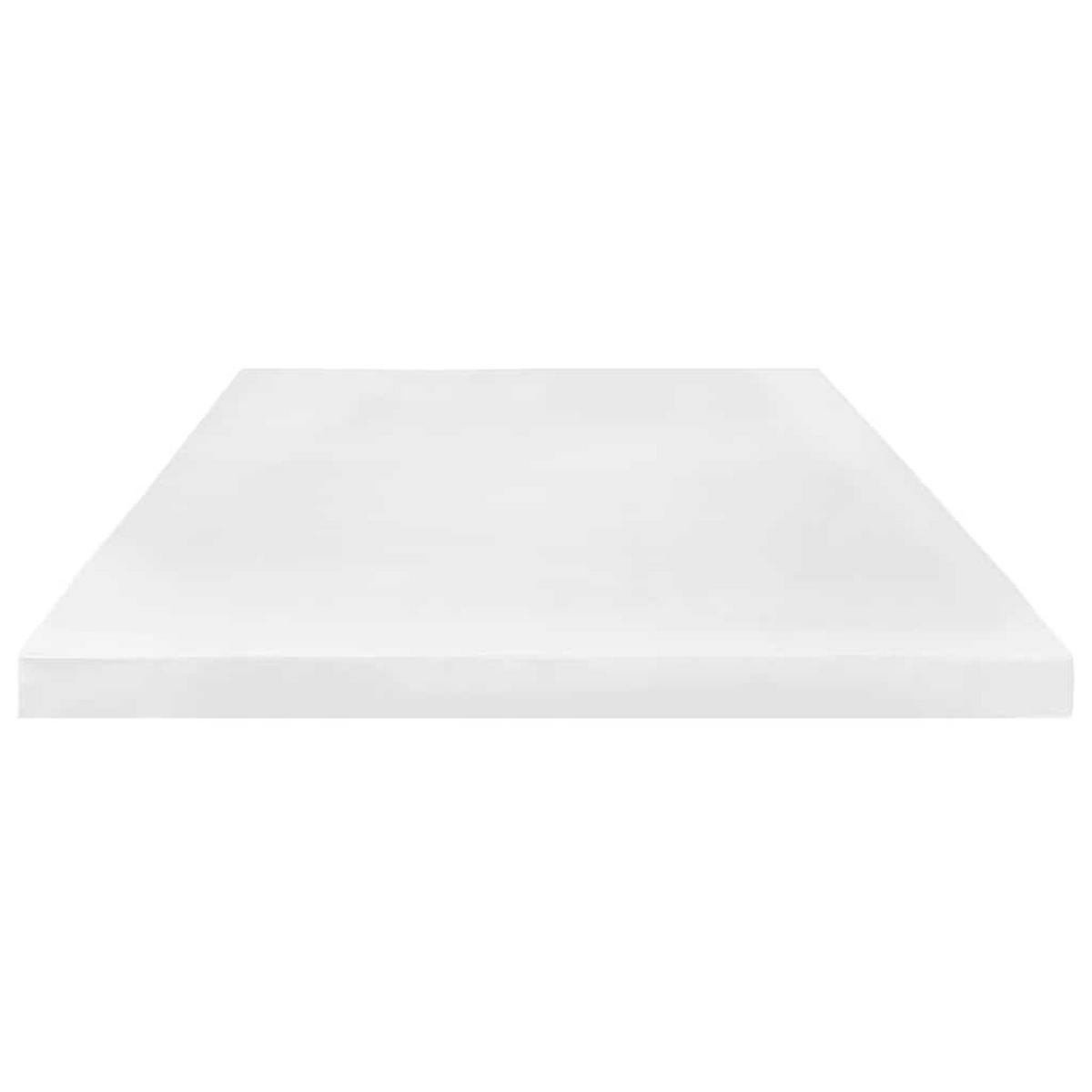 MATRATZE 140 X 200 CM 7 ZONEN PU SCHAUM 10 CM H2 H3 - Weiß, Kunststoff (140/200cm) - vidaXL