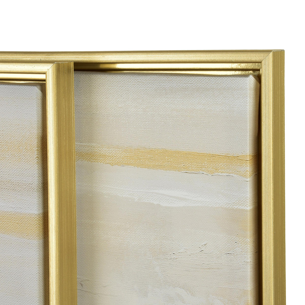 BILD Inga 2er Set 40/3/50 cm Kunstoff - Goldfarben, Kunststoff (40/50cm) - Mondex