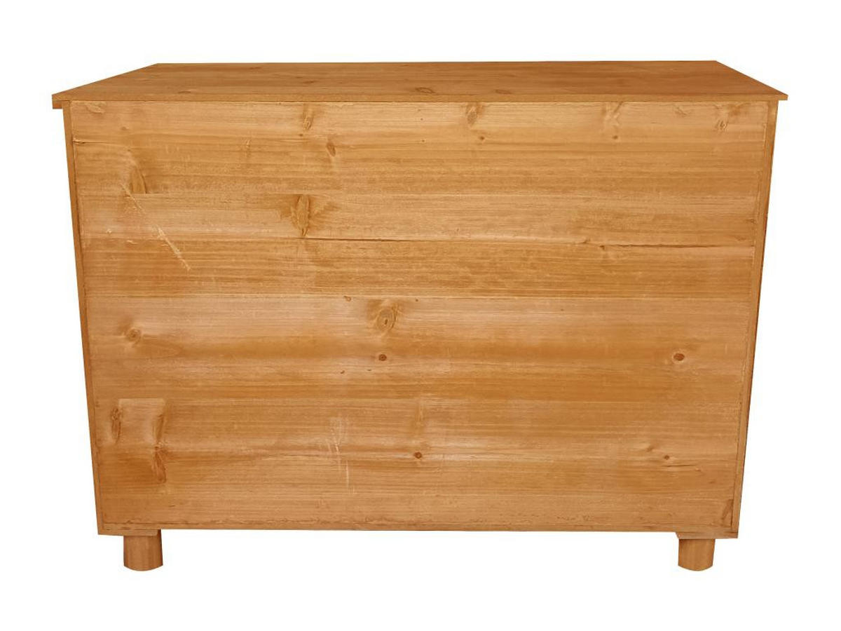 FLASCHENREGAL - Tannenholz & MDF - 90 x 32 x 69 cm - Holzfarben - RIOJA - Naturfarben, Holz (32/69/90cm) - Vente-Unique