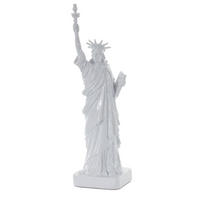 DEKO FIGUR FREIHEITSSTATUE Weiß - Weiß, Stein (10/40/11cm) - MCW