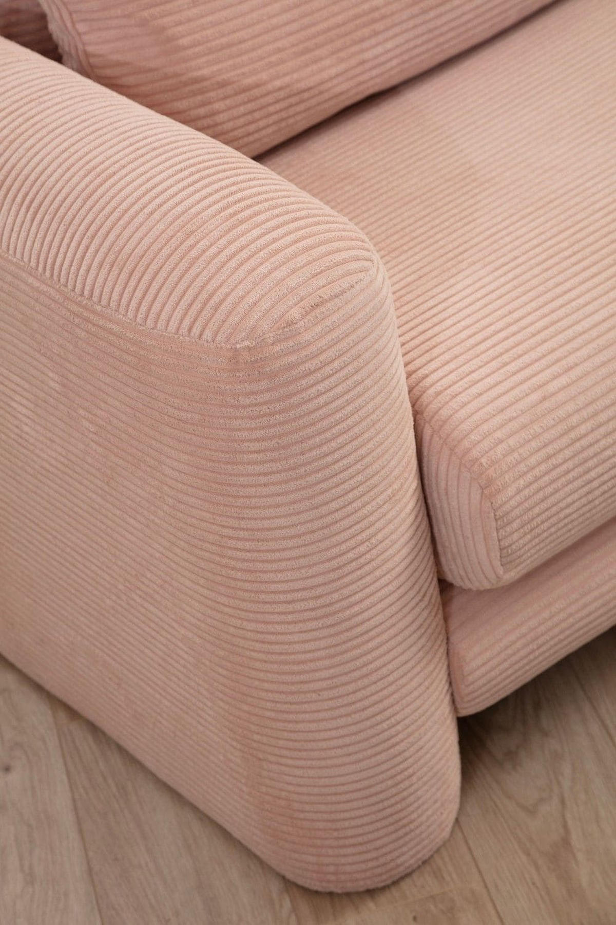 ECKSOFA mit losen Rückenkissen - Pink/Schwarz, Holz/Kunststoff (165/290cm) - myHomelando