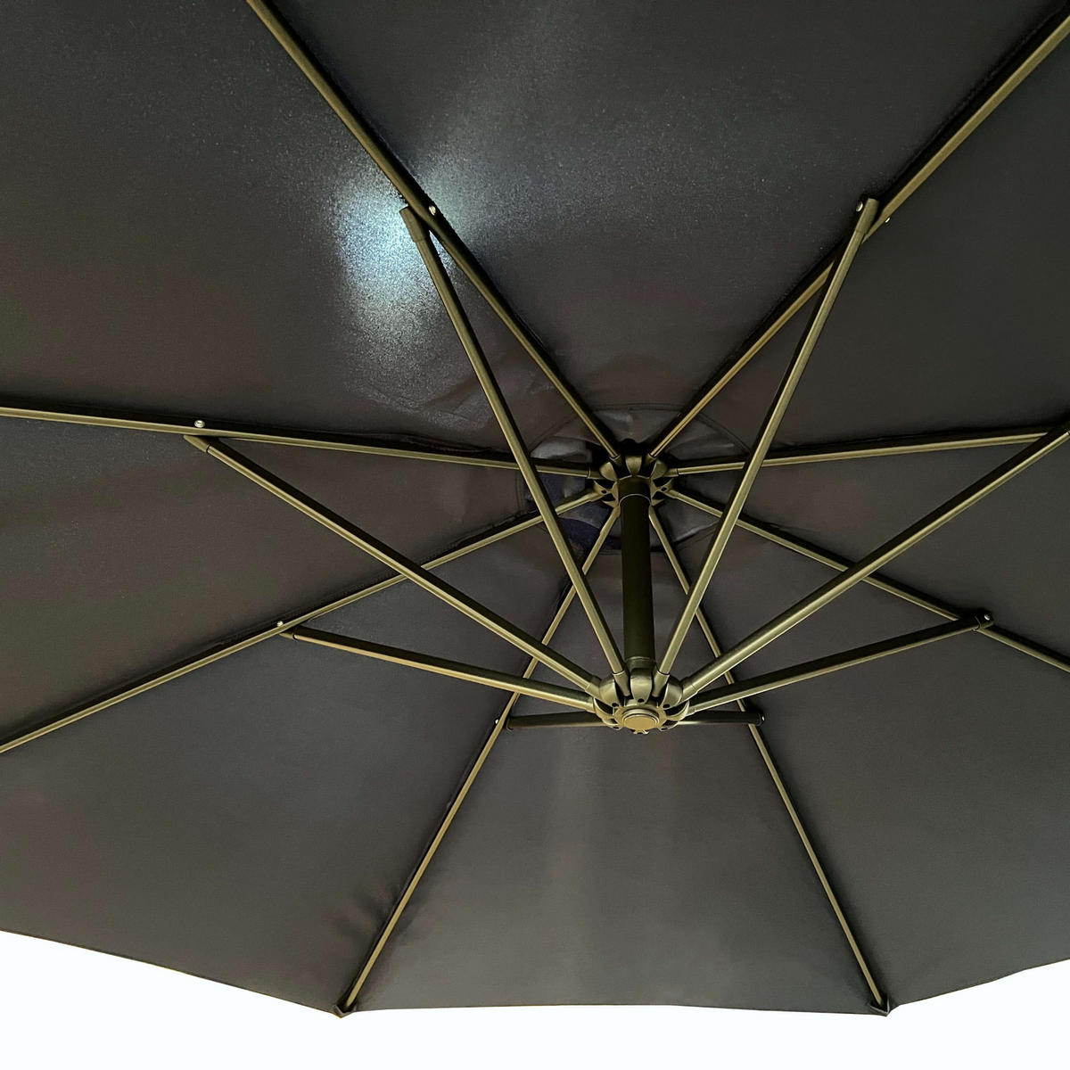 SONNENSCHRIM Marine 245/300 cm - Schwarz/Dunkelblau, Metall (300/300cm) - Akord