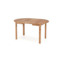 ESSTISCH rund Eiche Gold ausziehbar - Eichefarben, Holzwerkstoff (102/102/76cm) - designimpex