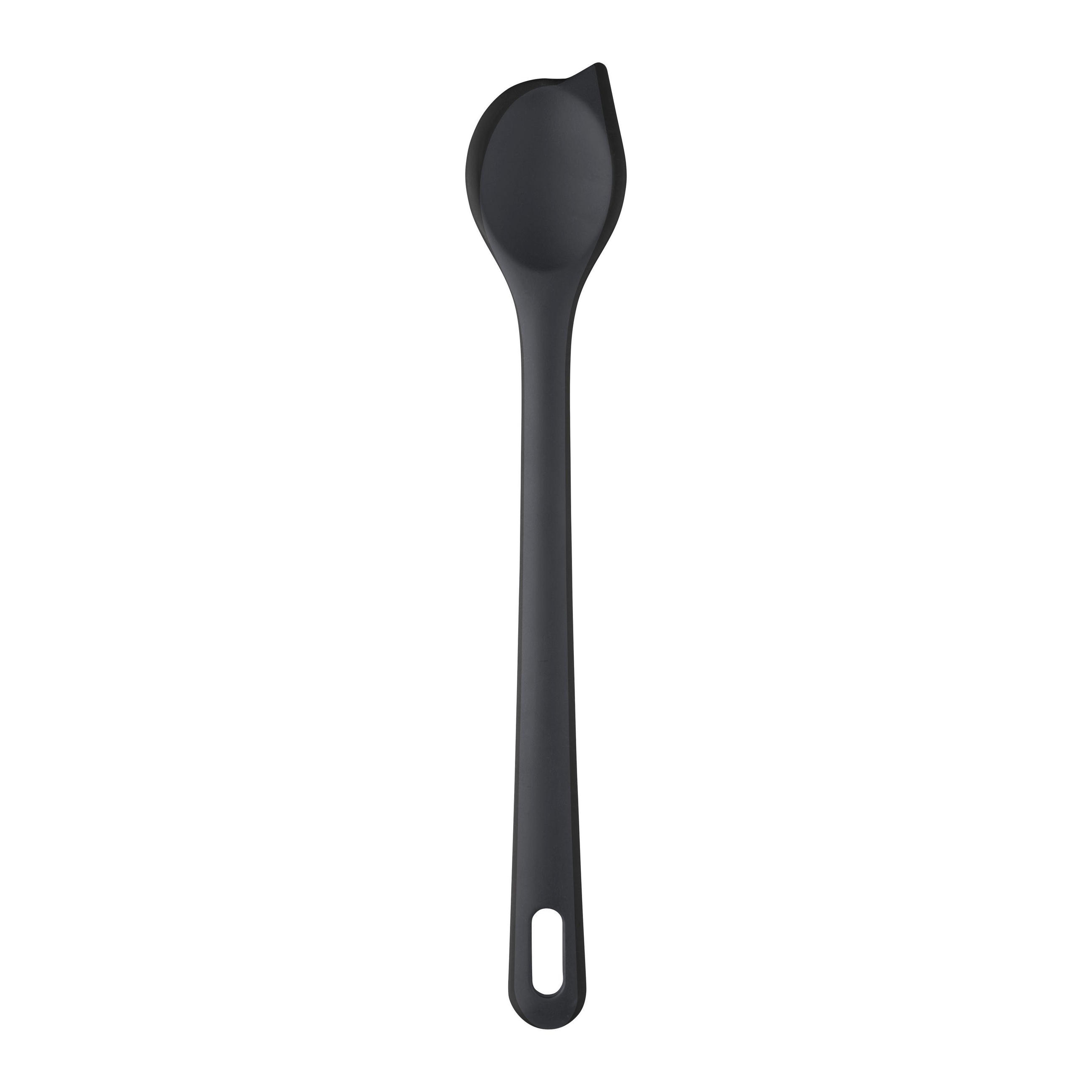 KOCHLÖFFEL Kiki Dunkelgrau matt - Dunkelgrau, Kunststoff (1cm) - Mömax
