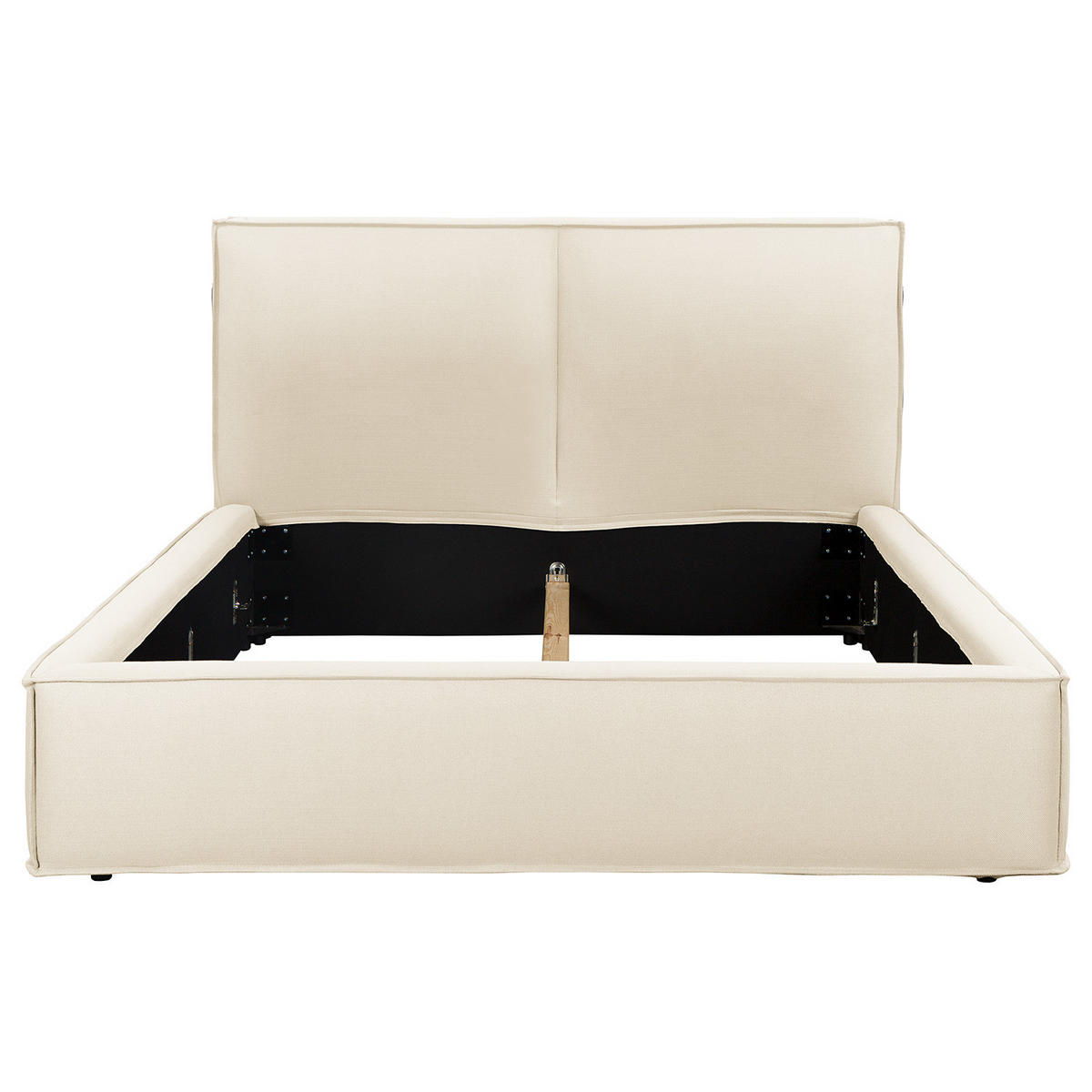 POLSTERBETT - Creme, Textil (180/200cm) - home24