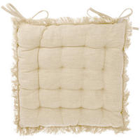 STUHLKISSEN Simply 40/40 cm - Creme, Naturmaterialien (40/40cm) - Home Styling Collection