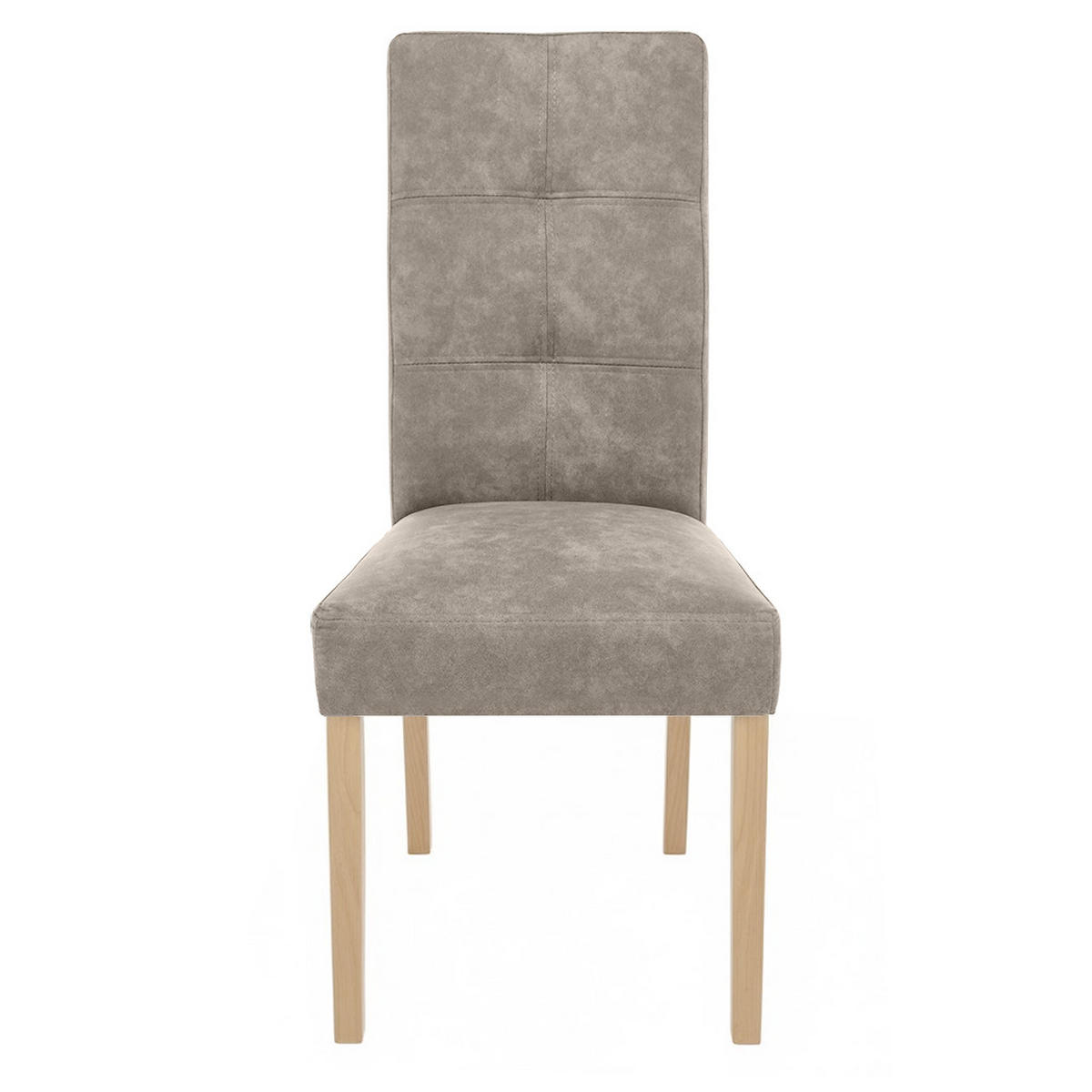 STUHL Solis mit Buchenholzbeinen, Polsterstuhl, Cappuccino - Buchefarben/Cappuccino, Holz (45/100/42cm) - Beautysofa