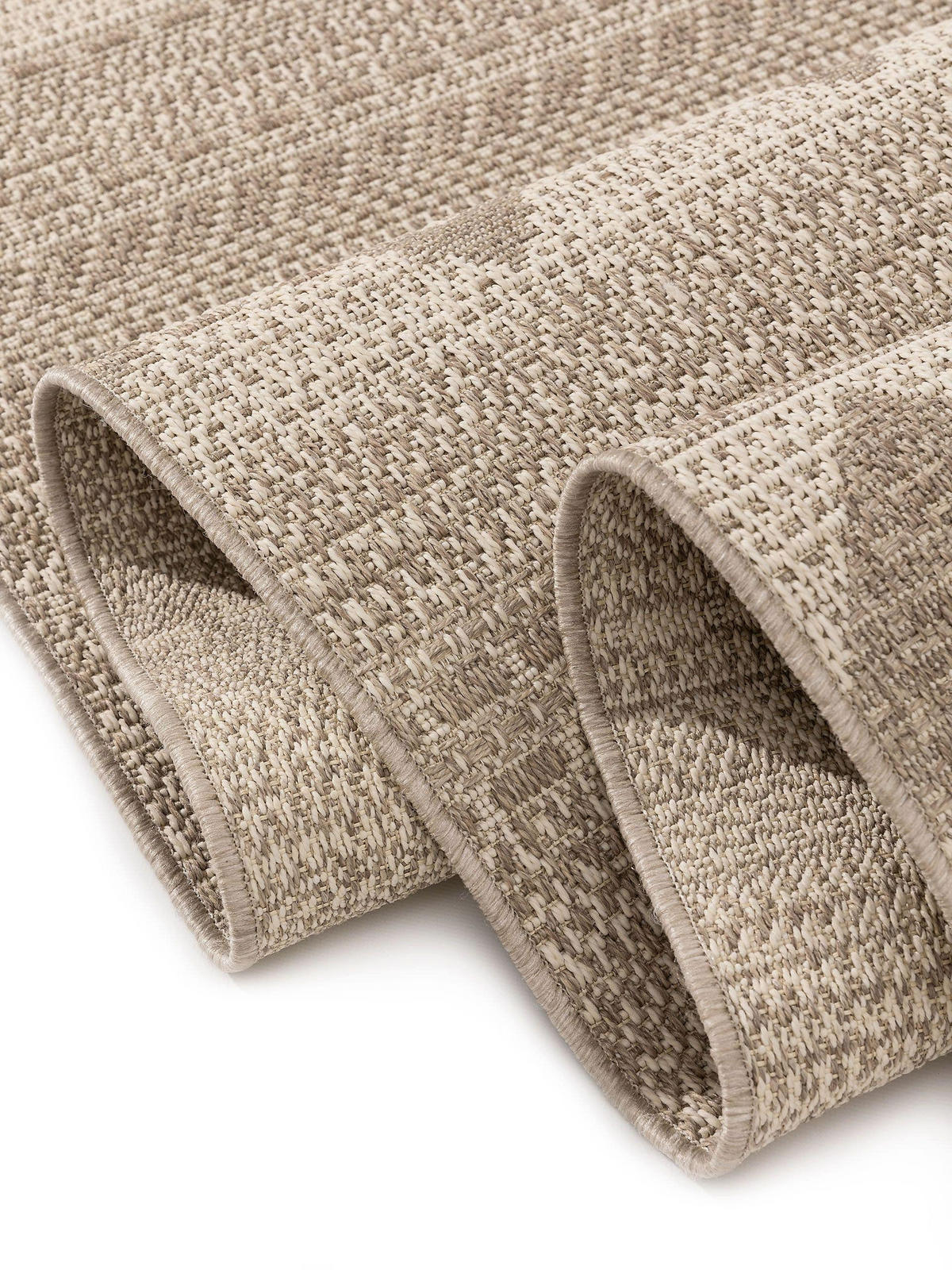 OUTDOORTEPPICH Naoto Taupe 160x230 cm - Taupe, Textil (160/230cm) - benuta Nest