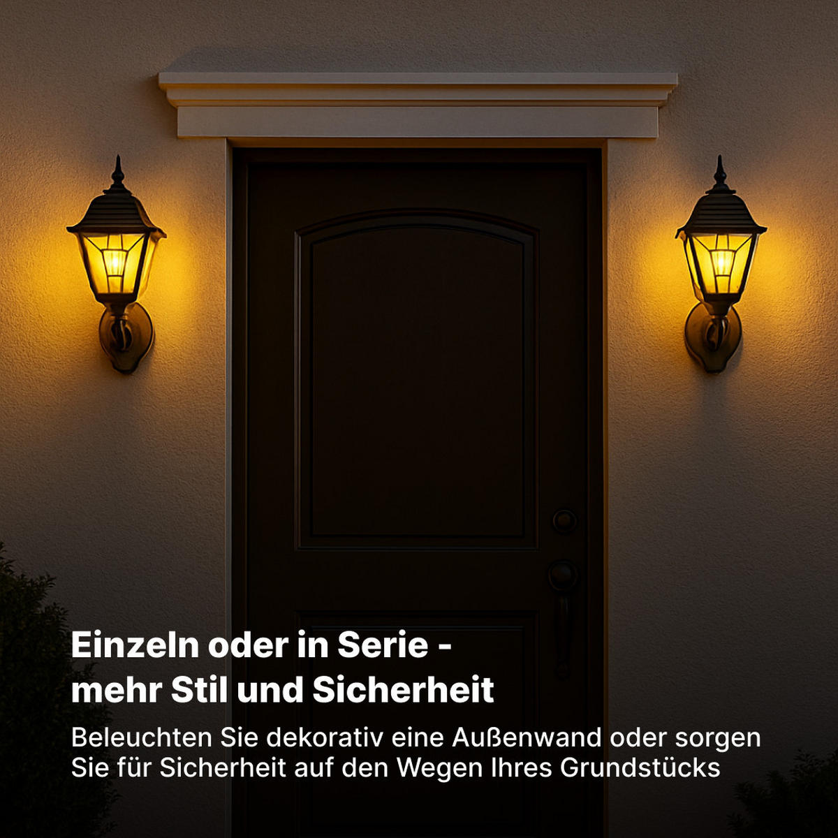 AUSSENWANDLEUCHTE Janel 90981A86 - Schwarz, Metall (18/44.5/25.5cm) - Brilliant