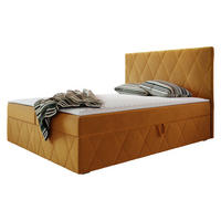 BOXBETT Simoti - Orange, Holzwerkstoff (180/200cm) - MIRJAN24