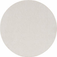 TEPPICH Flachgewebe LANGAU in Creme, meliert, Ø 120 cm - Beige, Textil (120/120cm) - KADIMA DESIGN