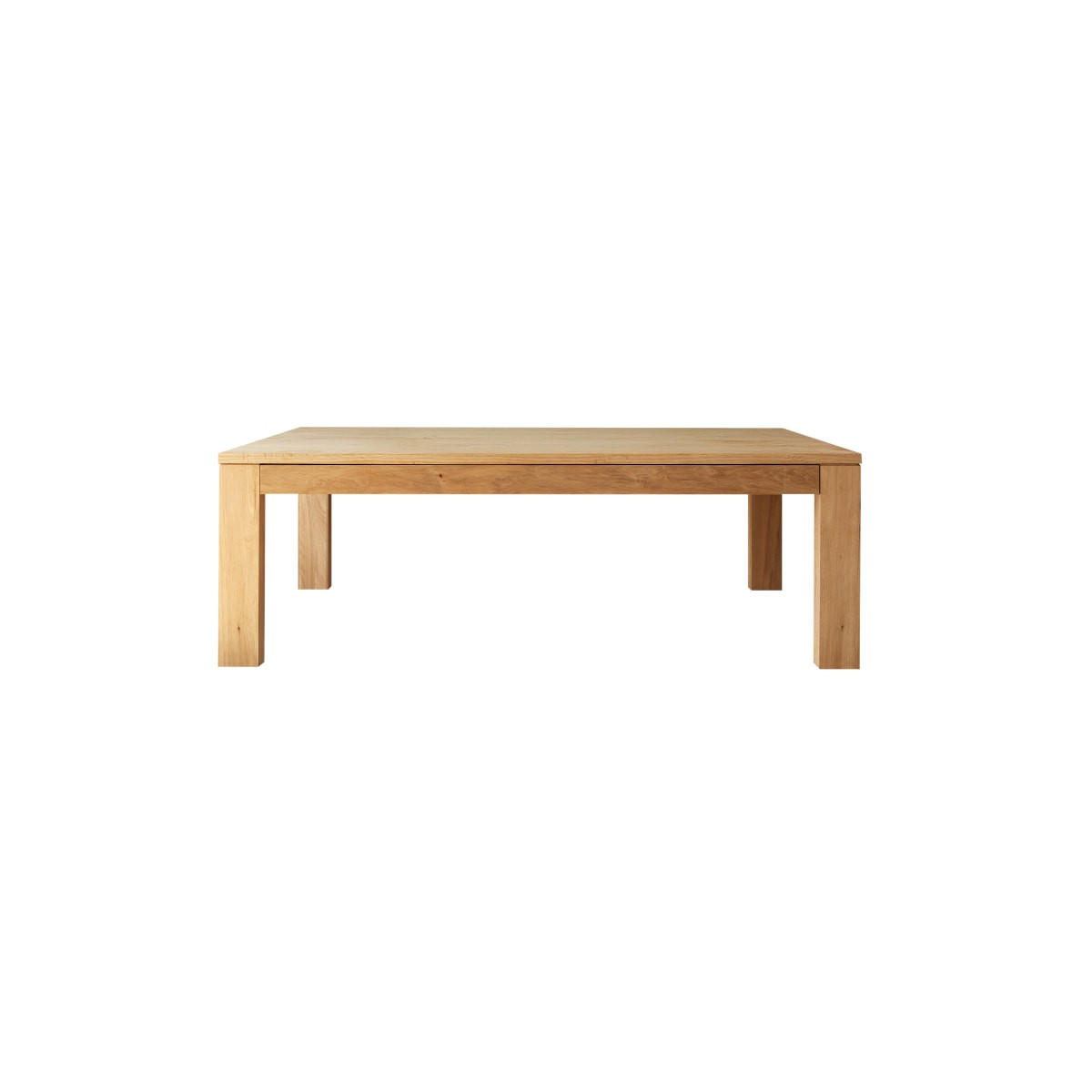 COUCHTISCH Eden Natur aus Eiche - Naturfarben, Holz (125/125/42cm) - Tikamoon