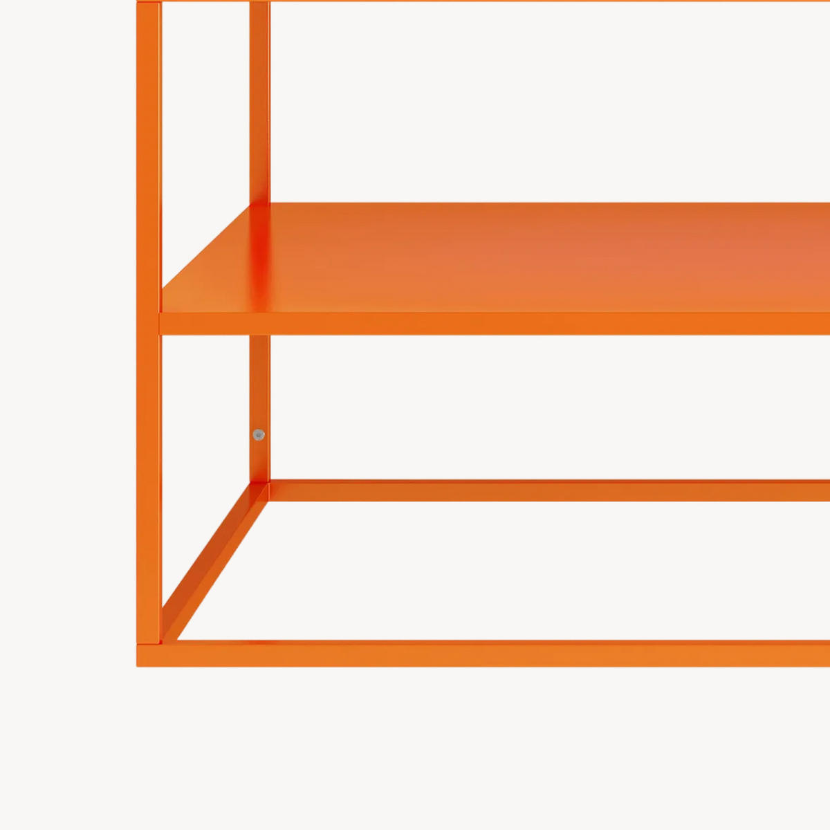 COUCHTISCH Solund 45/90/60 cm - Orange, Metall (60/90/45cm) - [en.casa]