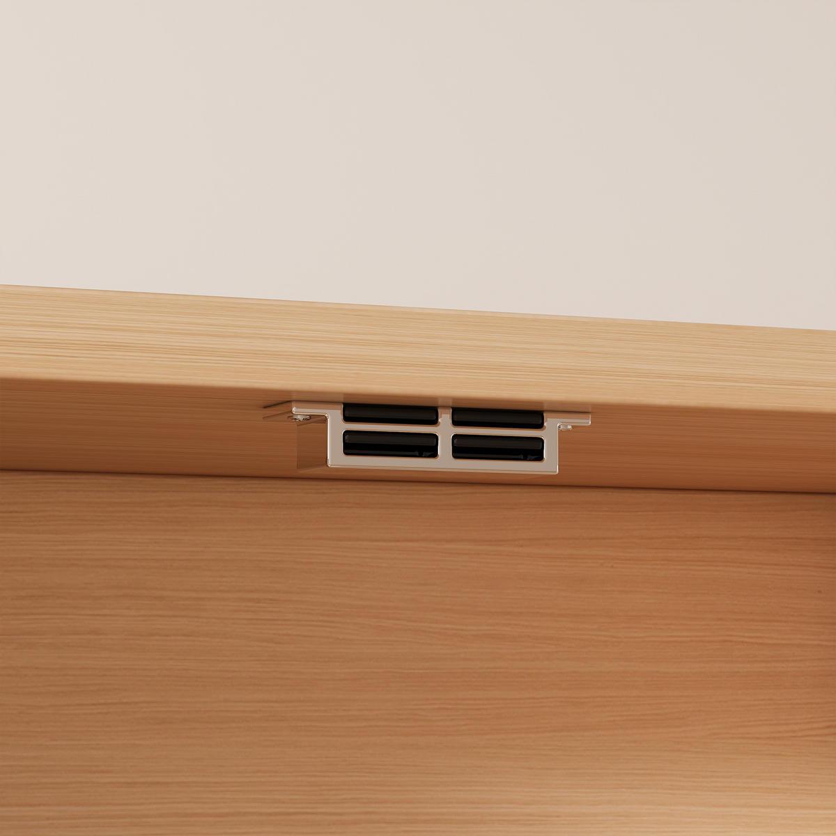 SCHRANKSCHREIBTISCH ARBEITSTISCH in Naturfarben Computertisch Schreibtisch mit Regal Schrank, Stauraum ,B110/T55/H180cm - Transparent/Naturfarben, Holzwerkstoff (55/110/180cm) - STILVORA
