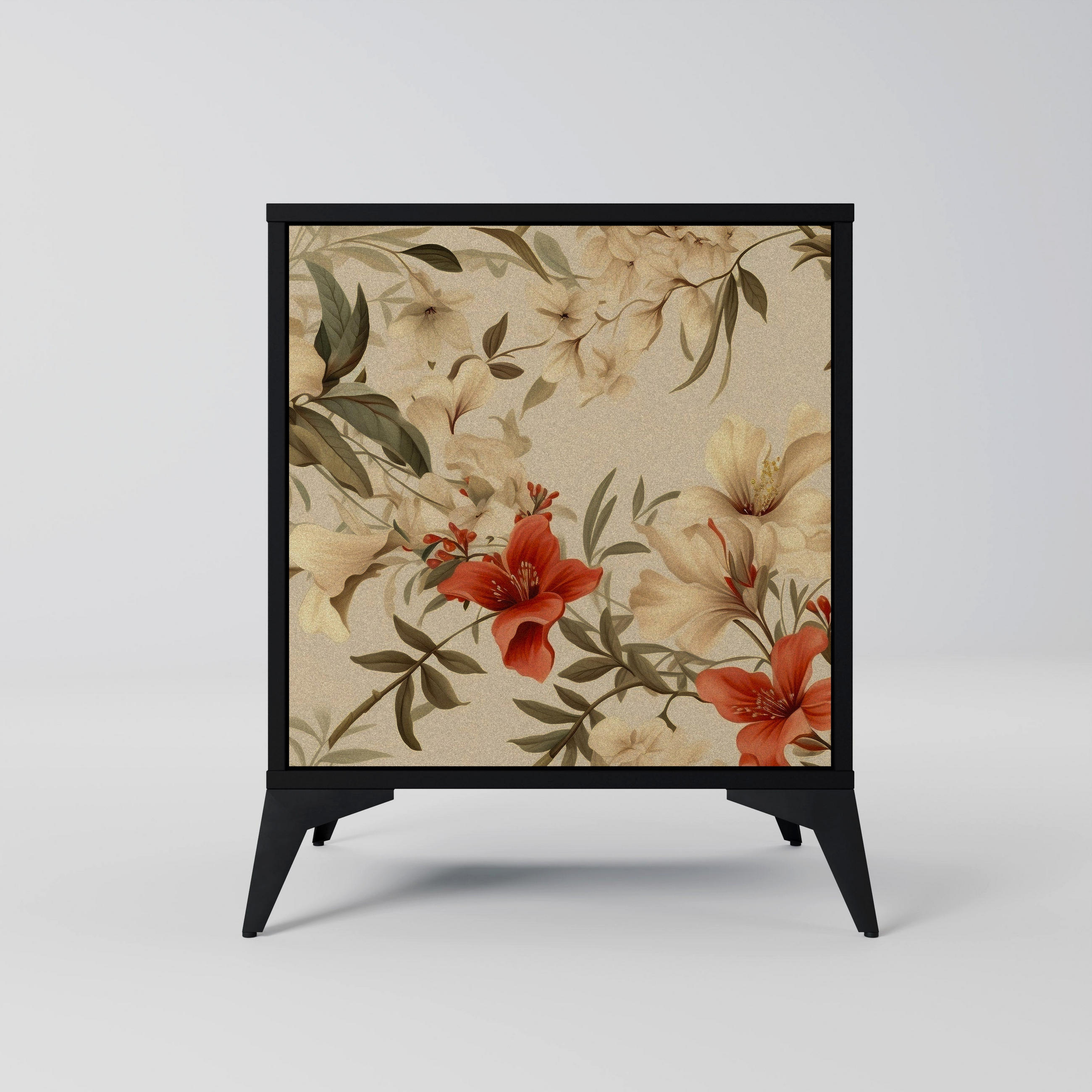SpaceRebels Sideboard Schwarz 57.5x70.5x42 cm