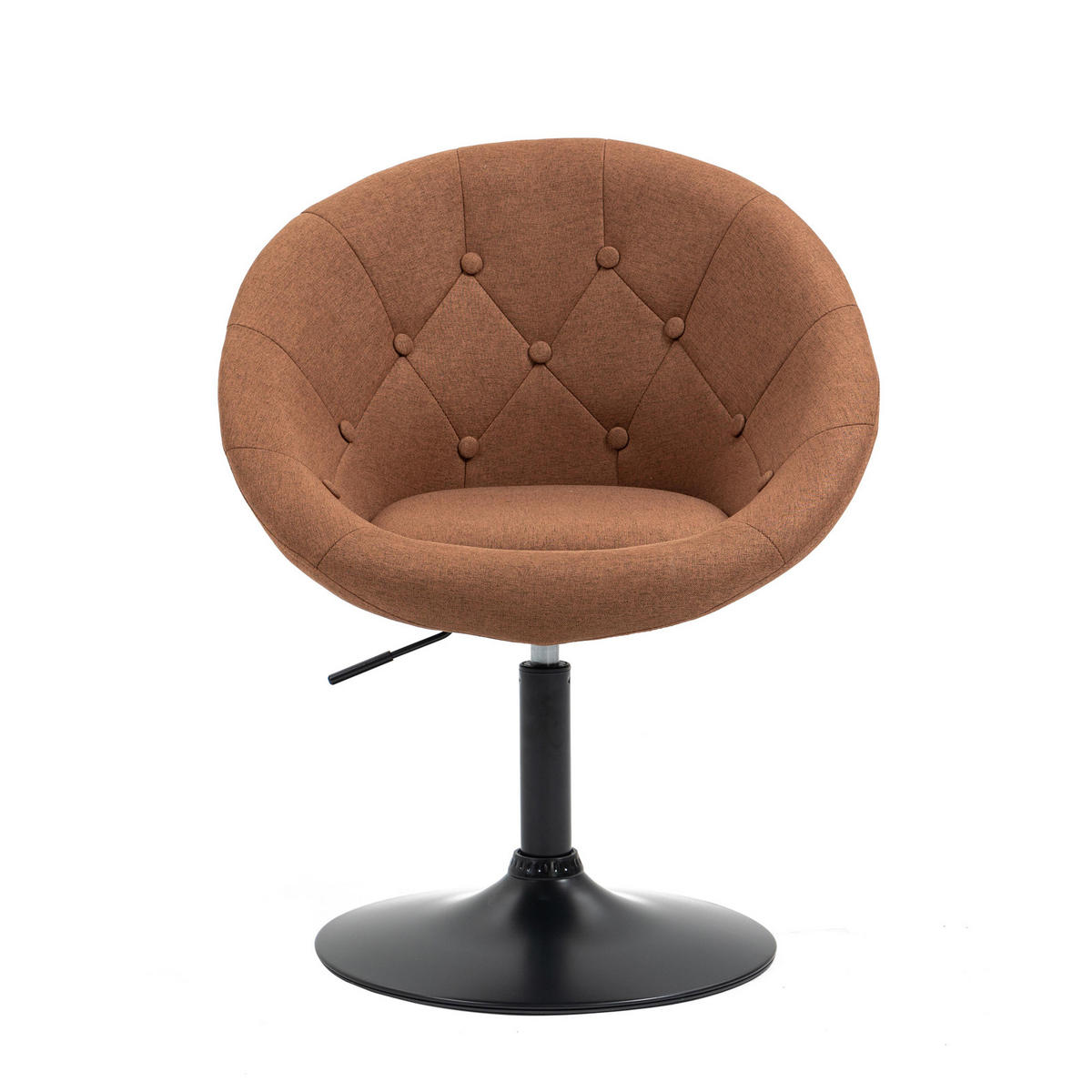 COCKTAILSESSEL HAVANNA Stoffbezug Braun - Schwarz/Braun, Textil (62/88/58cm) - SVITA
