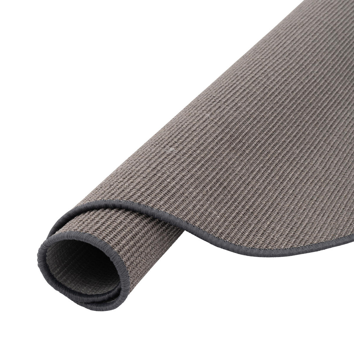 SISAL NATUR TEPPICH RUND - Anthrazit, Textil (160/160cm) - Snapstyle