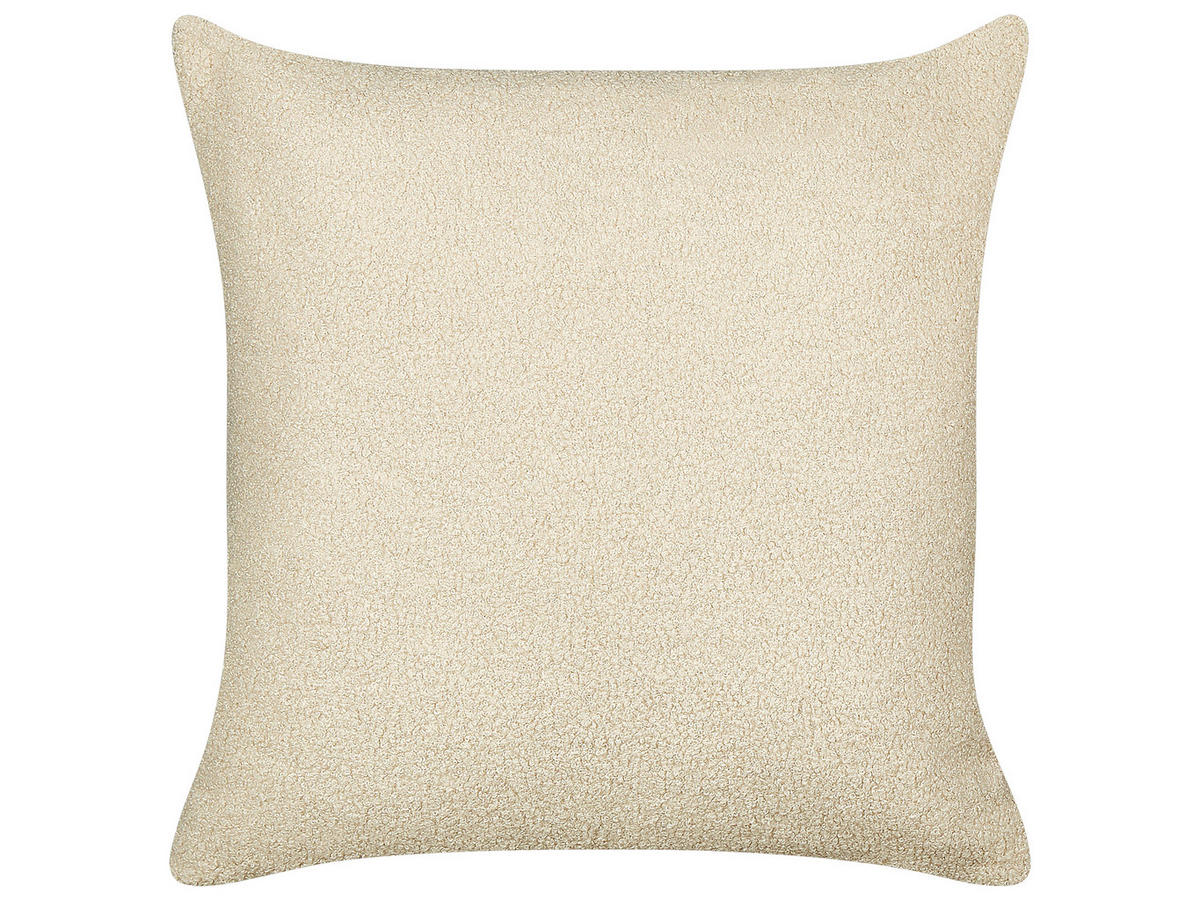 DEKOKISSEN 2er-Set Beige 45/45 cm Leuzea - Beige, Textil (45/45cm) - Beliani